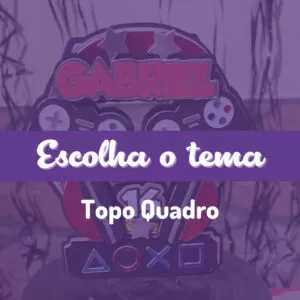 Topo de Bolo Quadro
