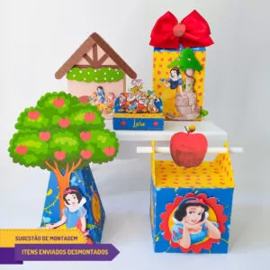 Kit Caixas Personalizadas Tradicional DESMONTADAS - Pegue e Monte